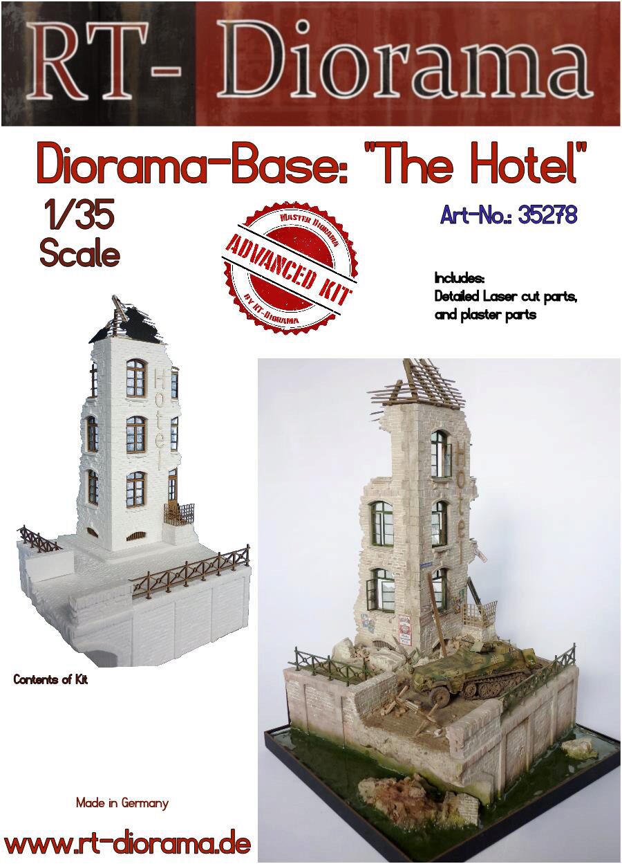 RT-DIORAMA 35278s Diorama-Base: "The Hotel" [Standard]