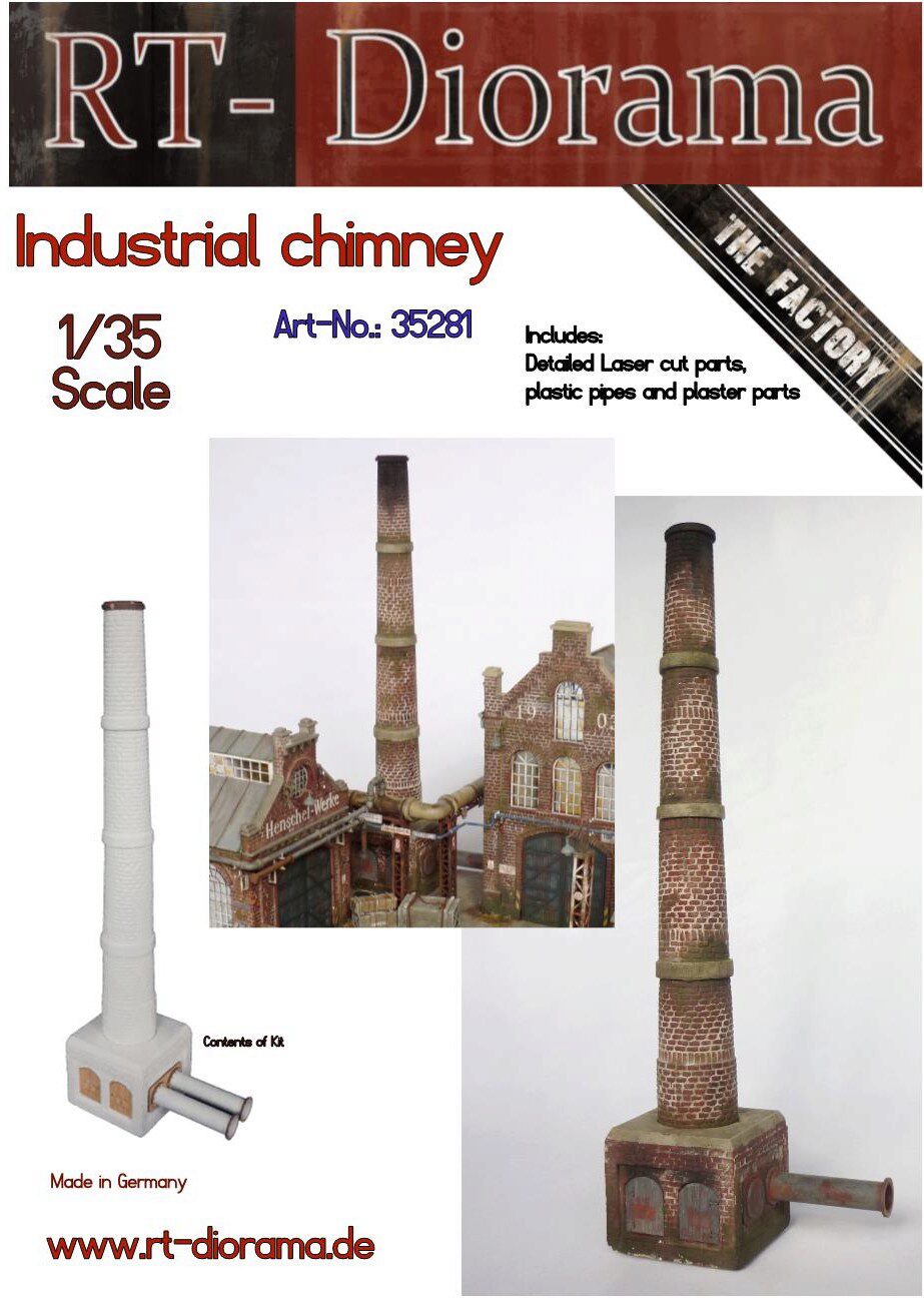 RT-DIORAMA 35281s Industrial Chimney [Standard]