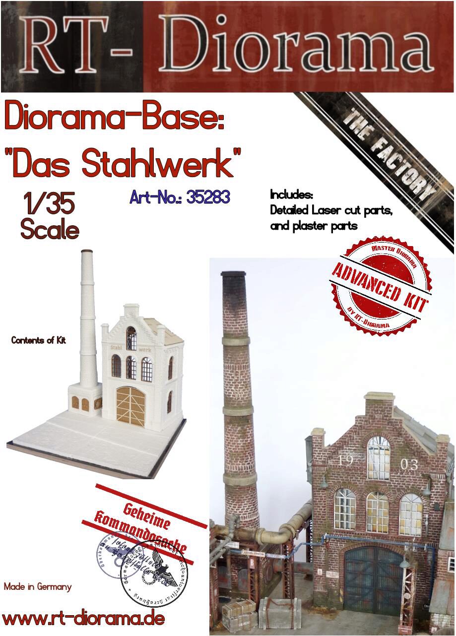 RT-DIORAMA 35283s Diorama-Base: "Das Stahlwerk" [Standard]