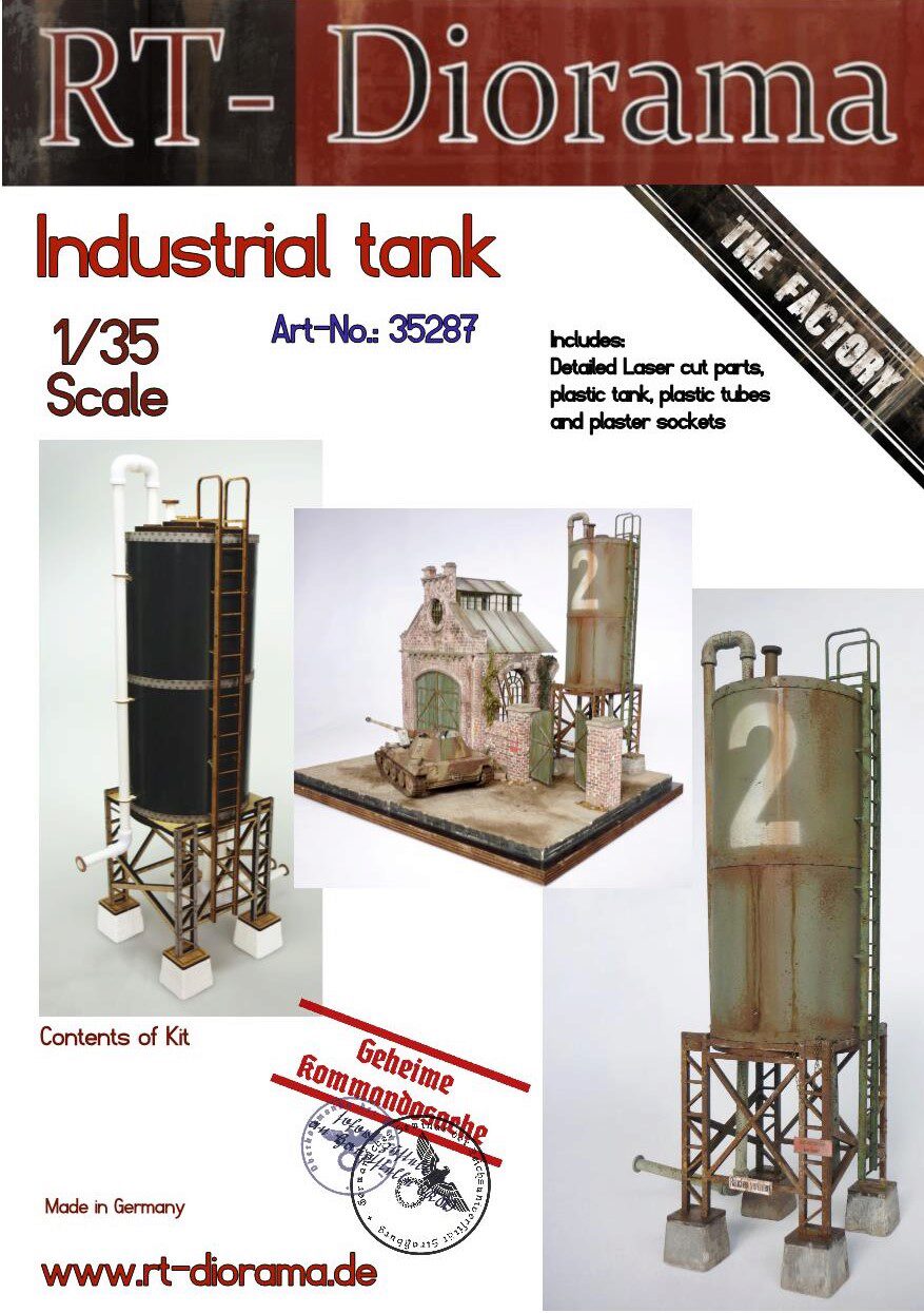 RT-DIORAMA 35287s Industrial Tank [Standard]