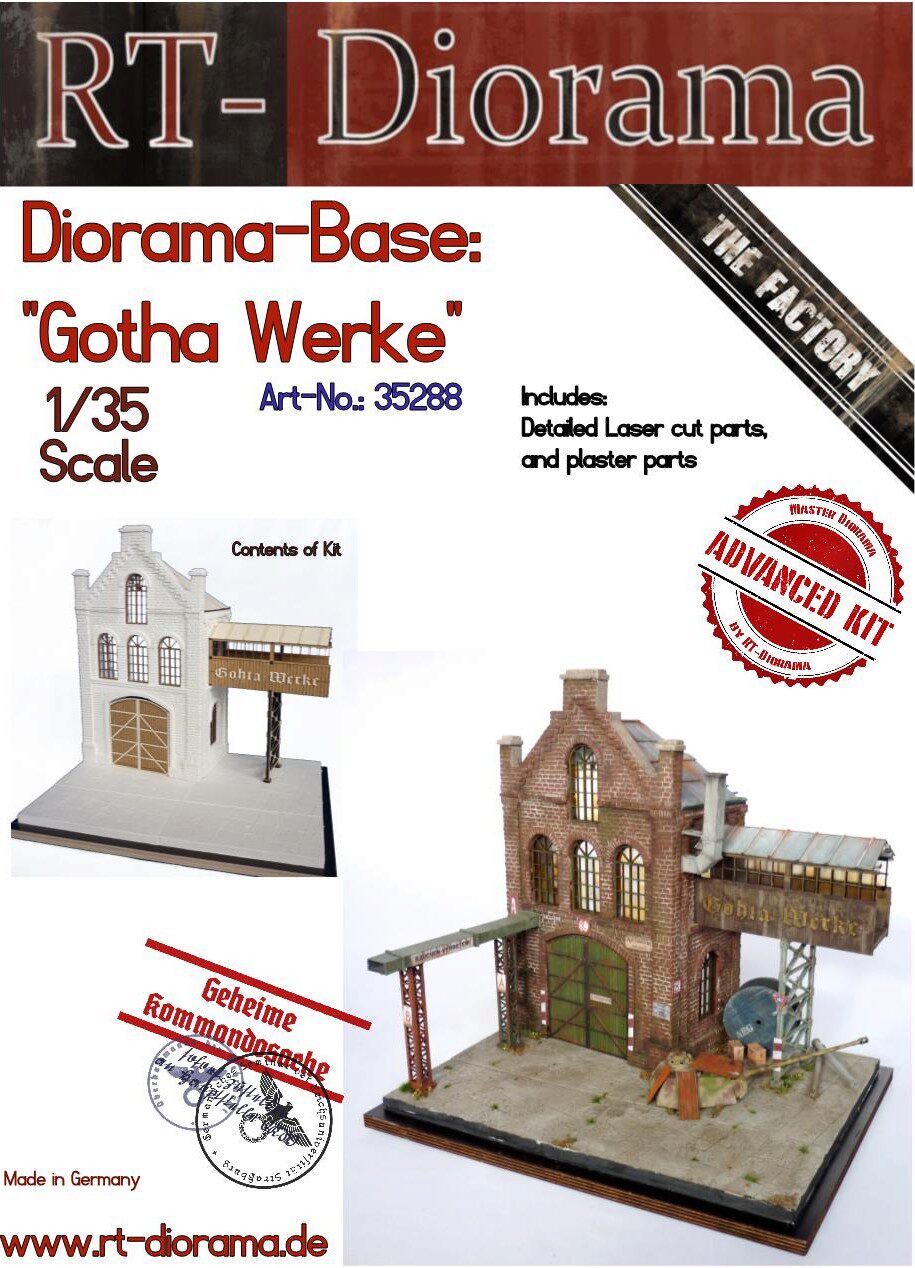 RT-DIORAMA 35288s Diorama-Base: "Gohta Werke" [Standard]