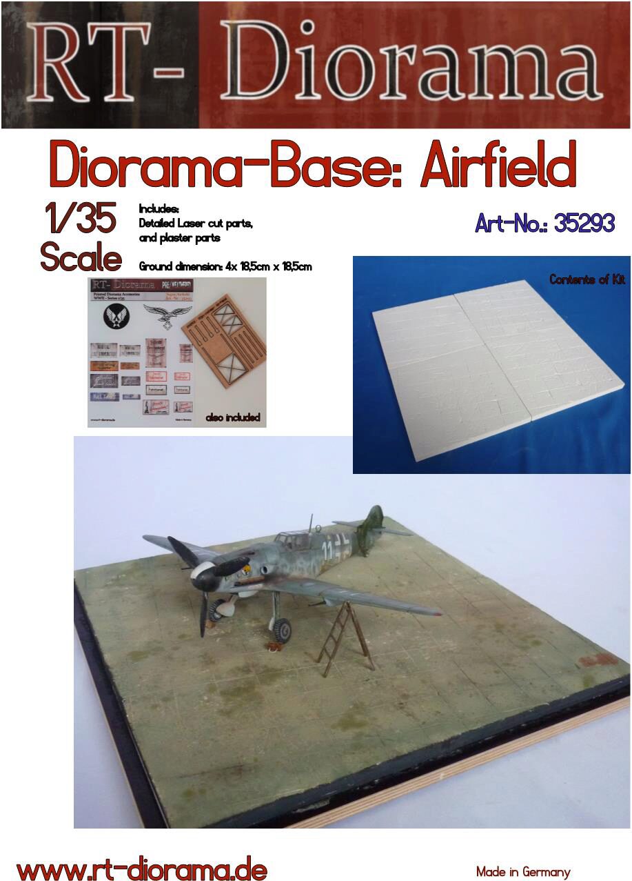 RT-DIORAMA 35293s Diorama-Base: Airfield [Standard]