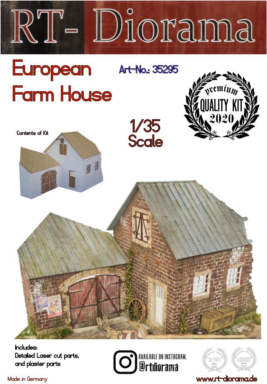 RT-DIORAMA 35295s European Farm House [Standard]