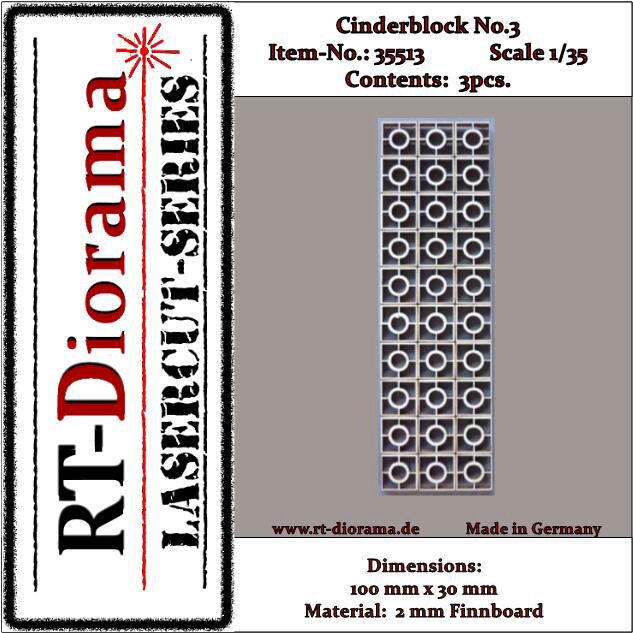 RT-DIORAMA 35513 Cinderblock No.3