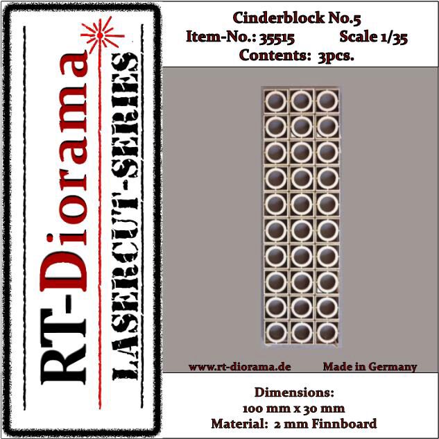 RT-DIORAMA 35515 Cinderblock No.5