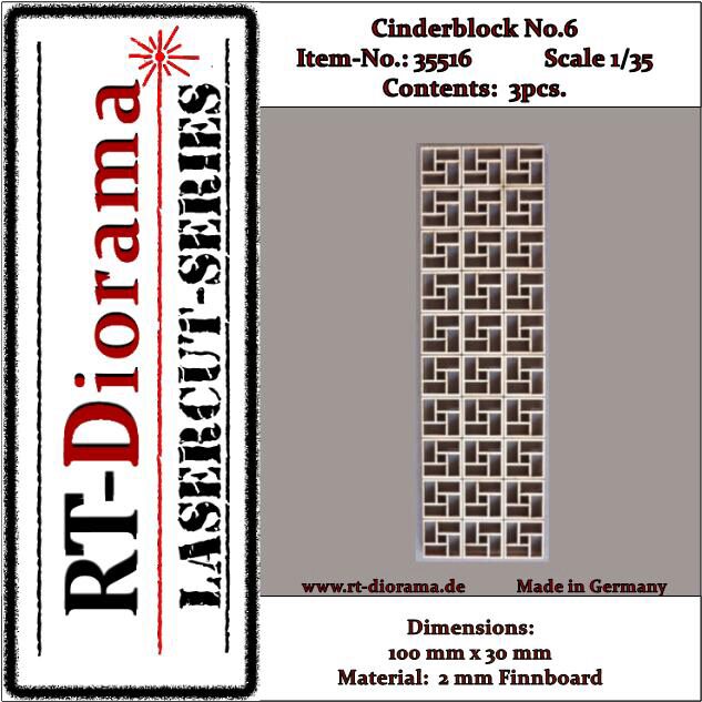 RT-DIORAMA 35516 Cinderblock No.6