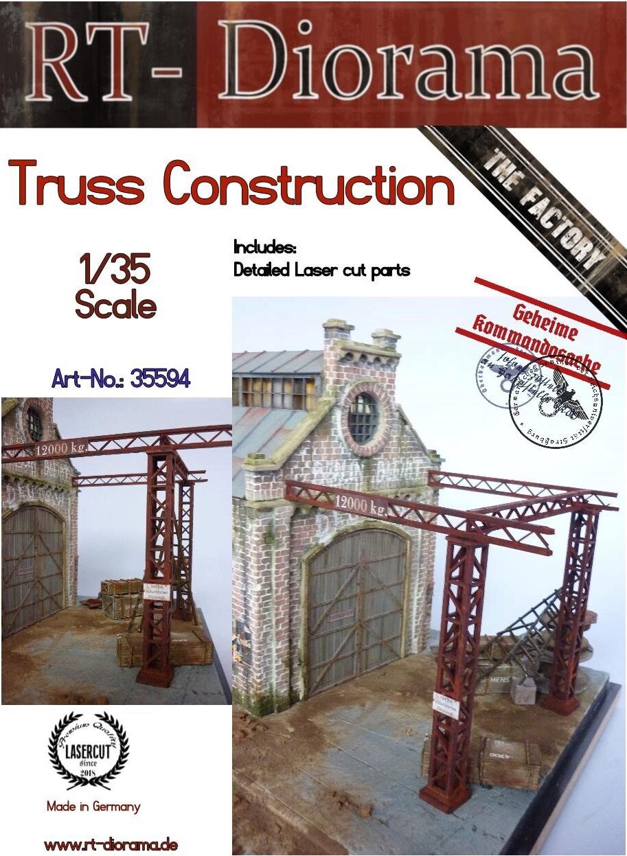 RT-DIORAMA 35594 Truss Construction