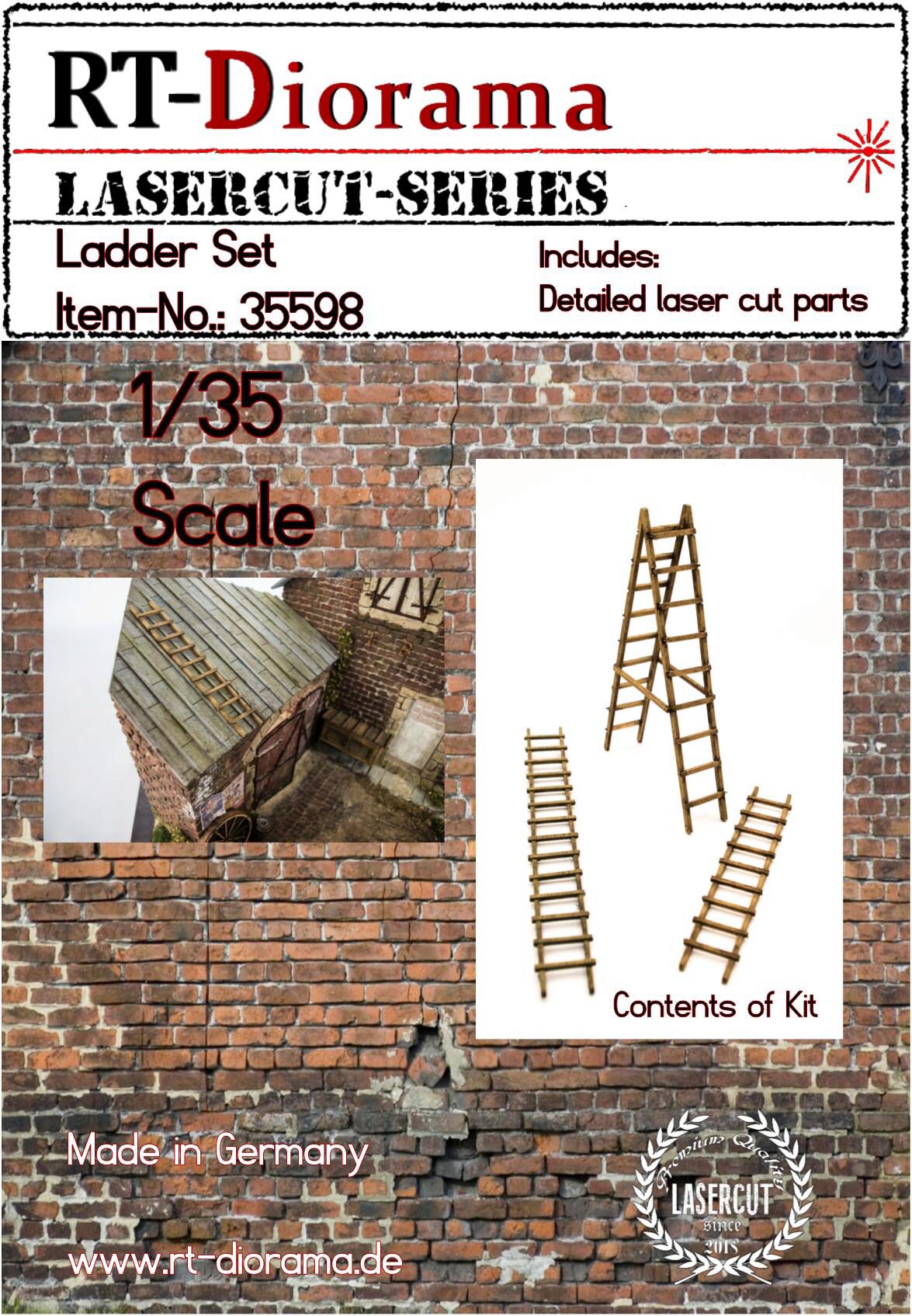 RT-DIORAMA 35598 Ladder Set