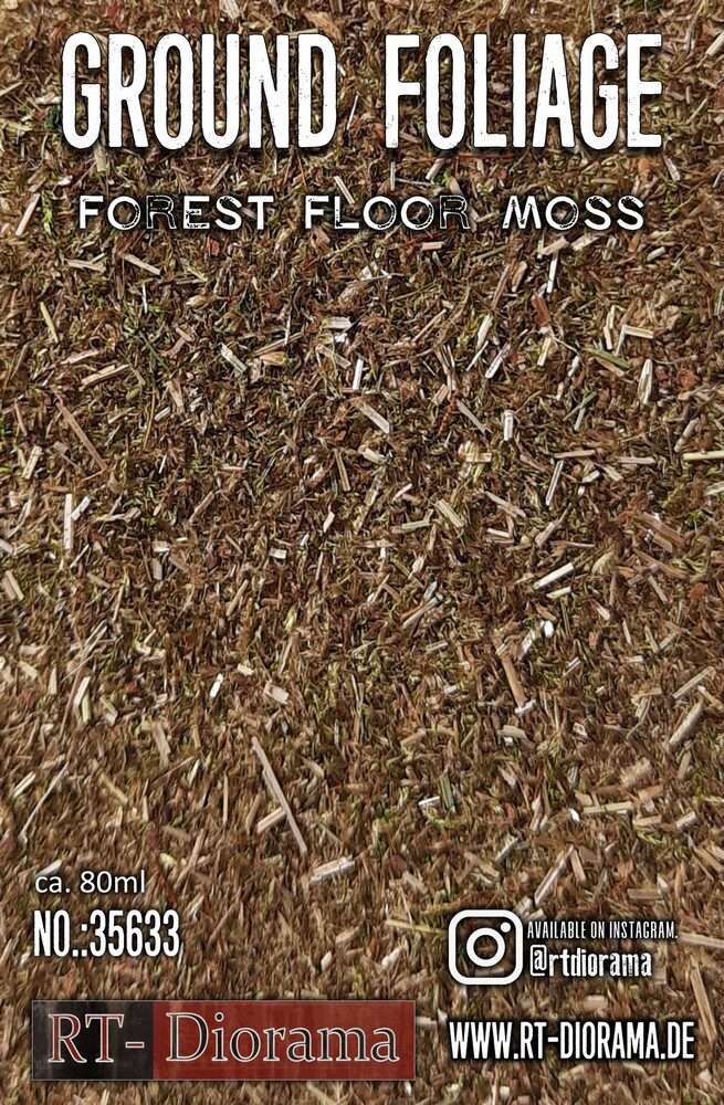 RT-DIORAMA 35633 Ground foliage: Forrest Floor Moss