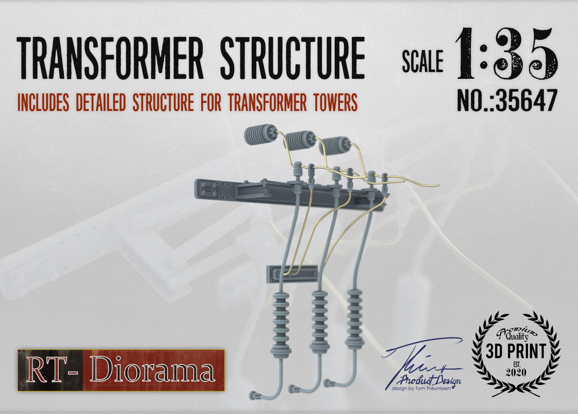 RT-DIORAMA 35647 Transformer Structure