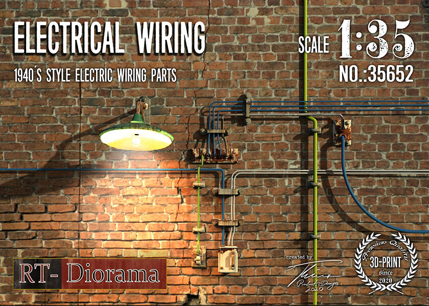 RT-DIORAMA 35652 Electrical Wiring Set