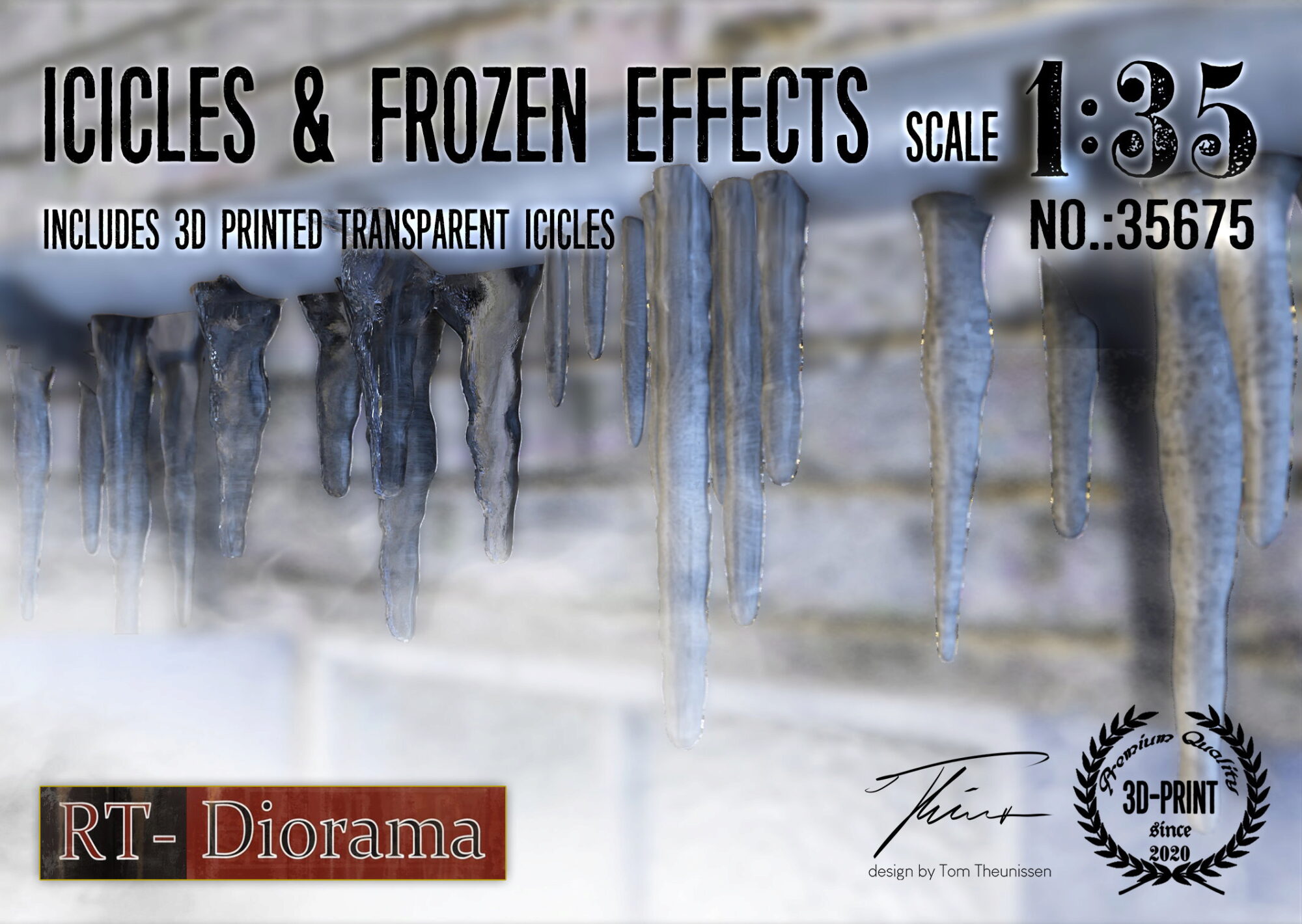 RT-DIORAMA 35675 Icicles & Frozen Effects