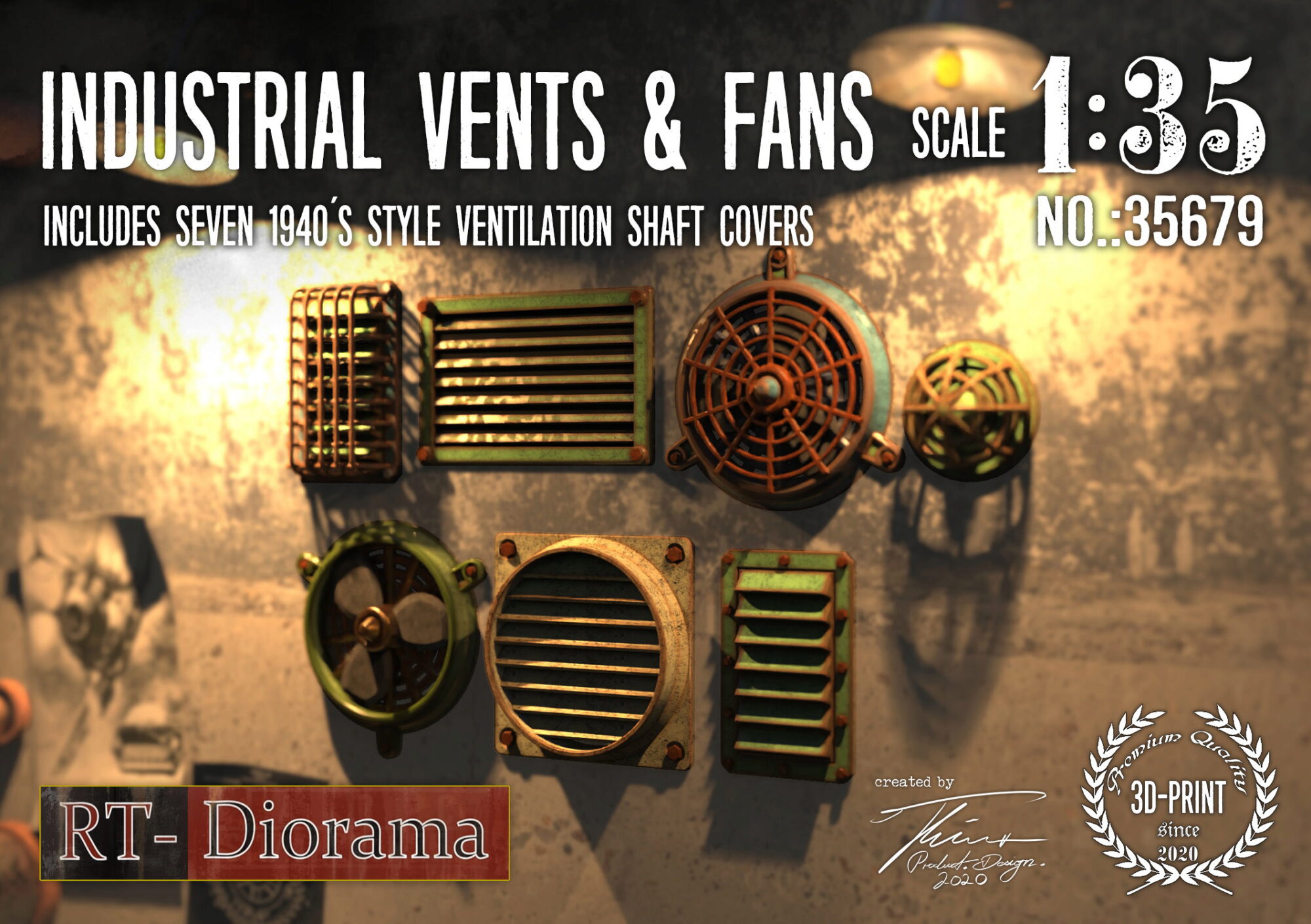 RT-DIORAMA 35679 Vents and Fans