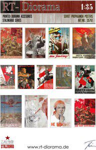 RT-DIORAMA 35761 Printed Accesories: Soviet Propaganda Posters