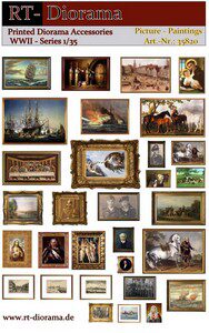 RT-DIORAMA 35820 Printed Accesories: Pictures - Paintings
