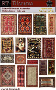 RT-DIORAMA 35876 Printed Accesories: "Afghan Carpets"