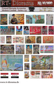RT-DIORAMA 35877 Printed Accesories: "Iraqi Posters"