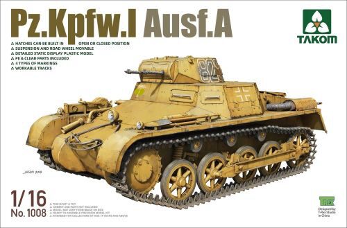 Takom 1008 Pz.Kpfw.I Ausf.A