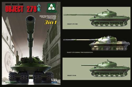 Takom 2001 Soviet Heavy Tank Object 279  3in1