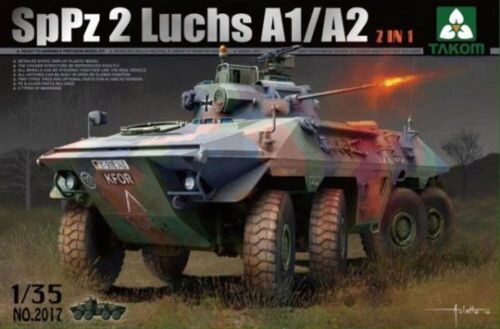 Takom 2017 Bundeswehr SpPz 2 Luchs A1/A2 2 in 1
