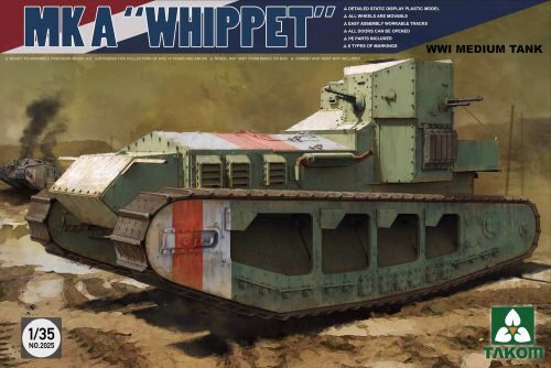 Takom 2025 MK A "Whippet" WWI Medium Tank