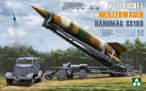 Takom 2030 WWII German V-2 Rocket Transporter/Erect Meillerwagen+Hanomag SS100