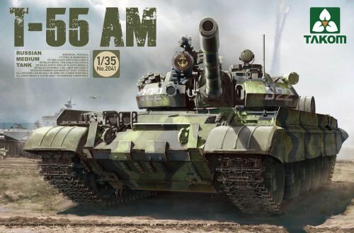 Takom 2041 Russina Medium Tank T-55AM
