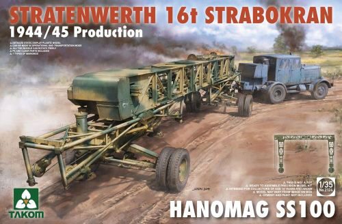 Takom 2124 Stratenwerth 16t Strabokran 1944/45 Production & Hanomag ss100