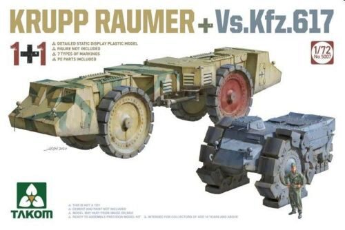 Takom 5007 Krupp Räumer +Vs.Kfz.617