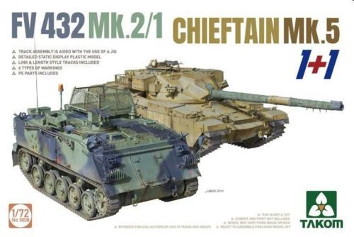 Takom 5008 FV432 Mk.2/1 Chieftain Mk.5 (1+1)