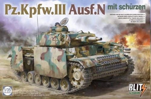 Takom 8005 Pz.Kpfw.III Ausf.N mit Schürzen