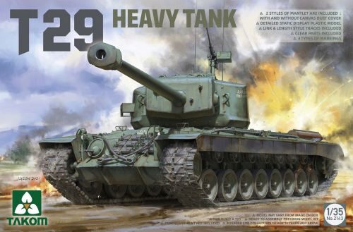 Takom 2143 U.S. Heavy Tank T29