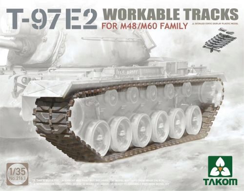 Takom 2163 T-97E2 WORKABLE TRACKS FOR M48/M60 FAMILY