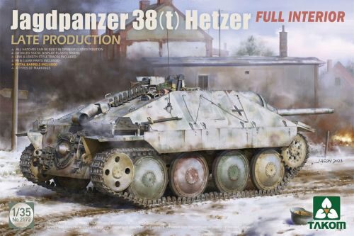 Takom 2172 Jagdpanzer 38(t) Hetzer LATE PRODUCTION w/FULL INTERIOR