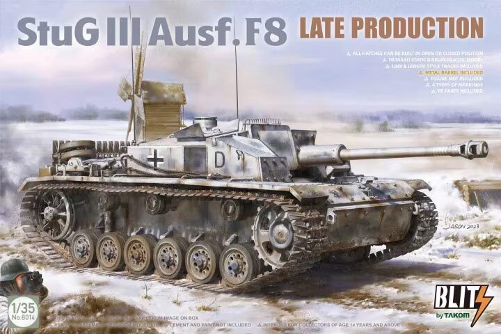 Takom 8014 StuG III Ausf. F8 Late Production