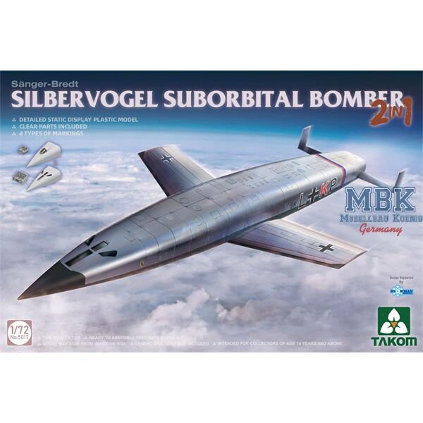 Takom 5017 SILBERVOGEL Suborbital bomber 2-in-1