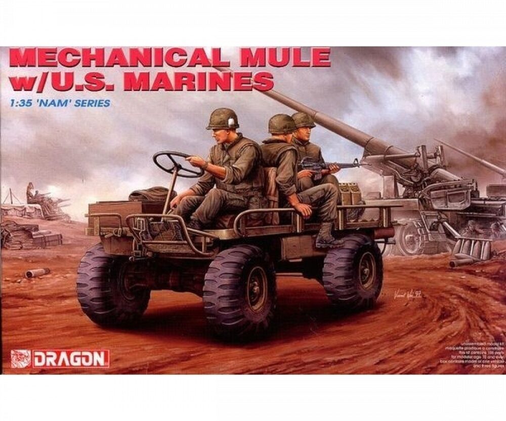 Dragon 3317 1:35 Mechanical Mule w/U.S. Marines