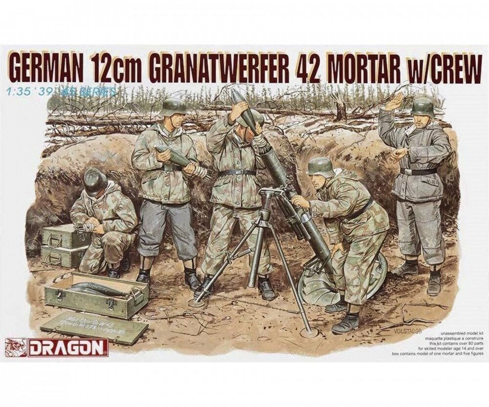 Dragon 6090 German 12cm Granatwerfer 42 Mortar