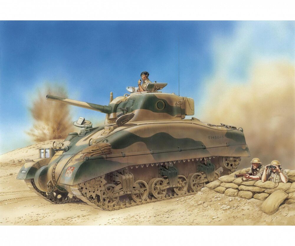 Dragon 6617 El Alamein Sherman w/Magic Track