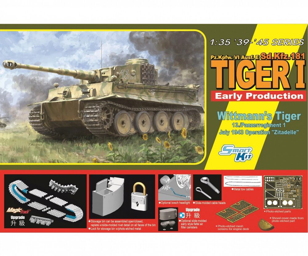 Dragon 6990 Tiger I Early Production Wittmann's