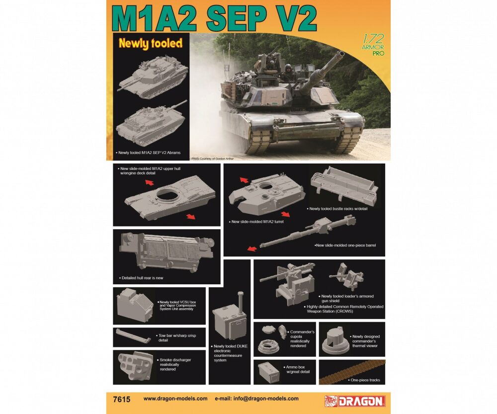 Dragon 7615 M1A2 SEP V2