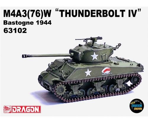 Dragon 63102 M4A3(76)W"Thunderbolt IV"Bastogne'44