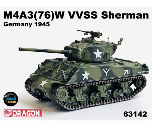 Dragon 63142 M4A3(76)W VVSS Sherman Germany 1945