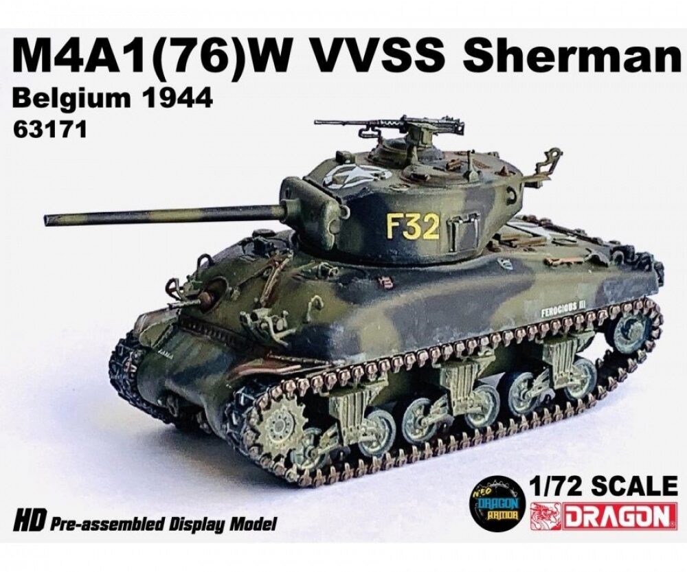 Dragon 63171 M4A1(76)W VVSS Sherman Belgium 1944