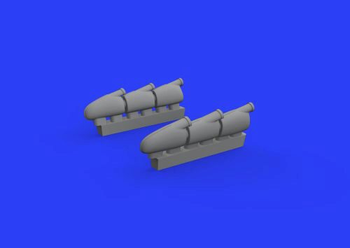 Eduard Accessories 648456 Spitfire Mk.I exhaust stacks for Tamiya