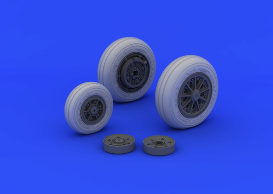 Eduard Accessories 632046 F-104 undercarriage wheels late for Ital