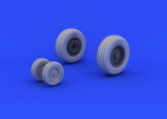 Eduard Accessories 648193 A-6 wheels for Hobby Boss