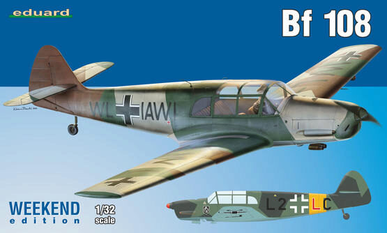 Eduard Plastic Kits 3404 Bf 108, Weekend Edition