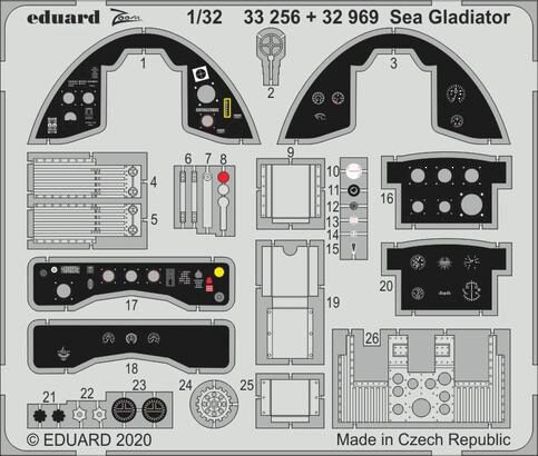 Eduard Accessories 32969 Sea Gladiator for ICM