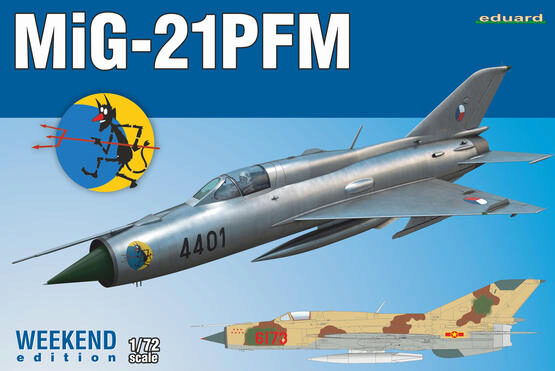Eduard Plastic Kits 7454 MiG-21PFM, Weekend Edition